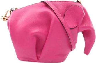 Loewe Pre-owned Small Cross Body Bag - Dames - Vintage Schoudertas - Roze - ONE Size - Leer - Vintage