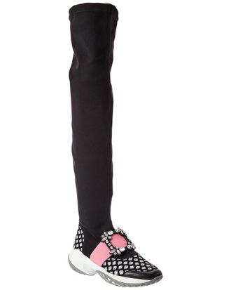 Roger Vivier Over-The-Knee Sock Sneaker