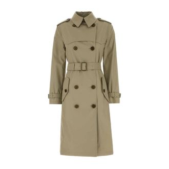 Burberry Dames, Mantels, Beige, Maat: 2XS Gabardine