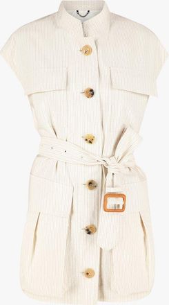 Dries Van Noten Ventura Bis 3360 W.w.jacket Ecr