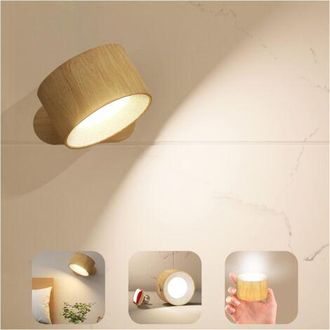 OEM Aplique De Pared Interior, L&aacute;mpara Led T&aacute;ctil Con Puerto De Carga Usb, Control T&aacute;ctil, 3 Niveles De Brillo, 3 Temperaturas De Color, L&aacute;mpara De Mesill