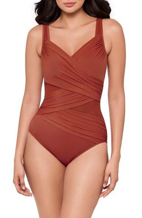 Miraclesuit Network Madero One-Piece Swimsuit in Terra at Nordstrom, Size 12