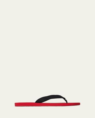 The Row Dune Cotton Flat Thong Sandals