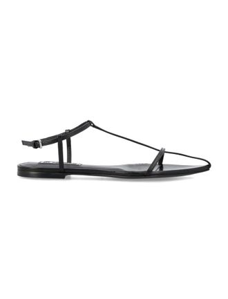 Jil Sander Black Ankle-strap Sandals
