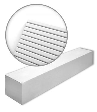 NMC Nmc - Canel&eacute; L-box Arstyl Noel Marquet 1 Caja 6 Piezas 3d Revestimiento Mural Dise&ntilde;o Moderno Blanco 12 M