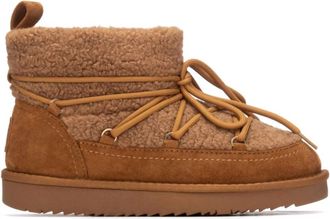 Xti Womens Comfort Ankle Suede Boots In Camel