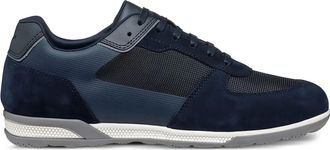 Geox Sneakers Spherica Actif in pelle scamosciata con inserti in rete - Blu