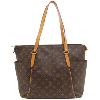Louis Vuitton Brown Monogram Canvas Tote Bag (Pre-Owned)