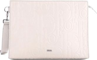 Dior A5 Triangle Wristlet Pouch Gravity Leather clutch bag - Grijs