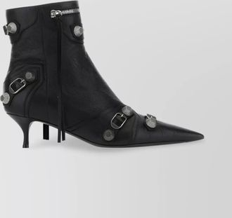 Balenciaga leather ankle boots
