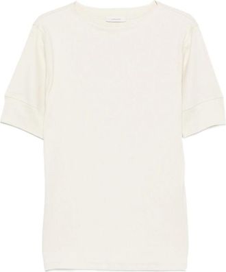 Christophe Lemaire Ribbed-knit Short-sleeved T-shirt