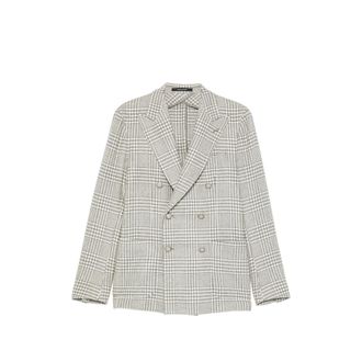 Tagliatore Double-breasted Check-pattern Blazer