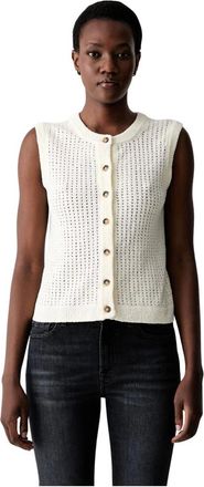 Marc O'Polo Gilet in maglia senza maniche - - Jackets - Donna - Beige - M