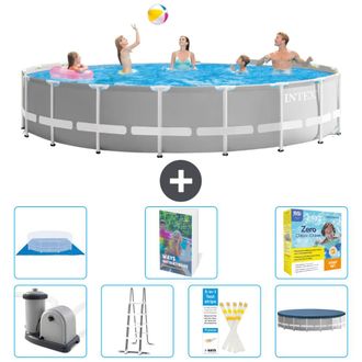 Intex Piscina Prism Frame Redonda - 549x122 Cm - 8-piezas S546