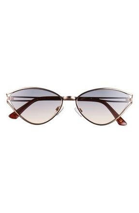 Vince Camuto 142mm Vented Cat Eye Sunglasses in Gold Teal at Nordstrom Rack