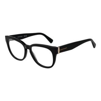 Longchamp Zwarte Acetaat Bril (Frames)