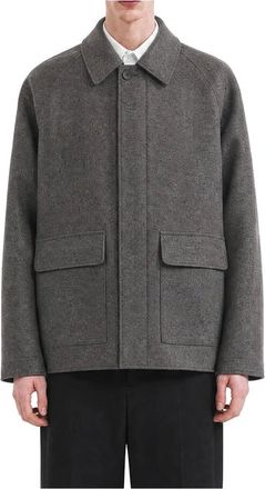 Harris Wharf London Hombre, Chaquetas, Gris, Talla: L