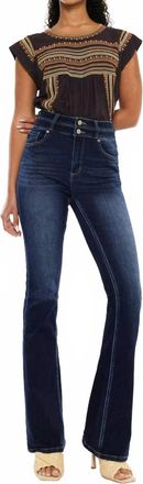 Kancan High Rise Skinny Bootcut In Dark