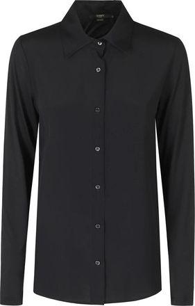 Seventy Camicia - Dames - Overhemden - Zwart - M - Katoen - Overhemden