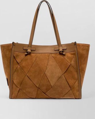 Gianni Chiarini marcella tote bag dual handles quilting