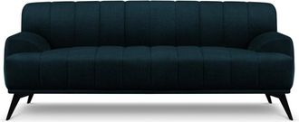 CXL by Christian Lacroix Sofá 3 plazas de terciopelo petróleo oscuro