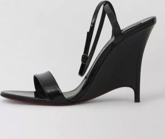 Christian Louboutin leather wedge sandals