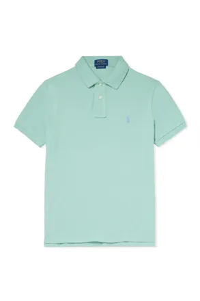 Polo Ralph Lauren Logo-Embroidered Cotton-Piqu&eacute; Polo Shirt