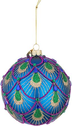 BIZZOTTO Weihnachtskugel Pavone &oslash; 10 cm