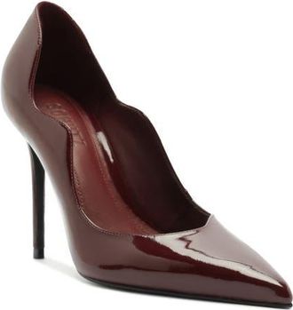 Schutz Ophelia Pointed Toe Pump in Port Burgundy at Nordstrom, Size 5.5