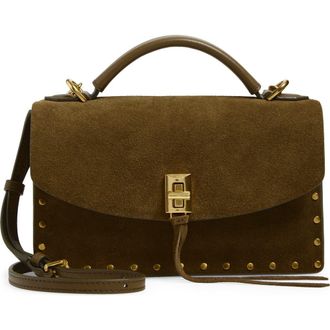 Rebecca Minkoff Darren Suede Crossbody Bag in Jungle at Nordstrom