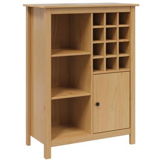 vidaXL Armario Para Vinos Hill Marr&oacute;n Miel 79.5 X 40 X 107.5 Cm Vidaxl