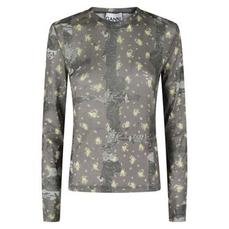 Ganni Donna, Top, Multicolore, S, new