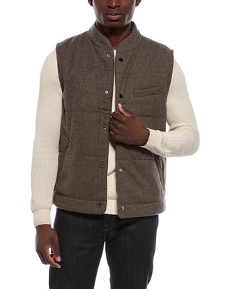 Neiman Marcus Wool-Blend Vest