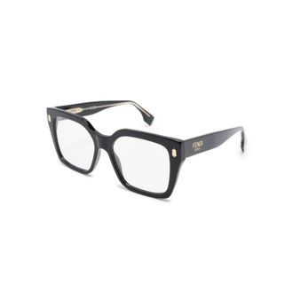Fendi Glasses, female, Black, Size: 53 MM Roma Optical Frame