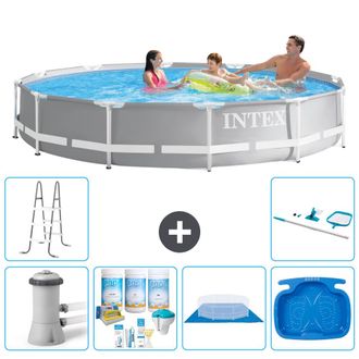 Intex Piscina Prism Frame Redonda - 366x76 Cm - 8-piezas S21071