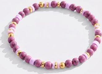 Mint & Lily Stacking Birthstone Beaded Bracelet in June Alexandrite at Nordstrom, Size 6.5