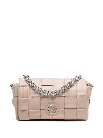 Philipp Plein interwined-design shoulder bag - women - Leather - OS - Neutrals