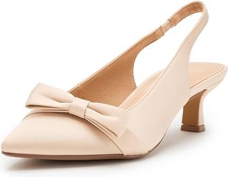 Journee Collection Paloma Womens Shoes Satin/Champagne : 8.5 M, Synthetic