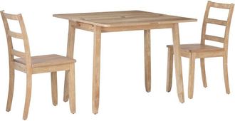 Linon Ashley 3Pc Folding Dining Set