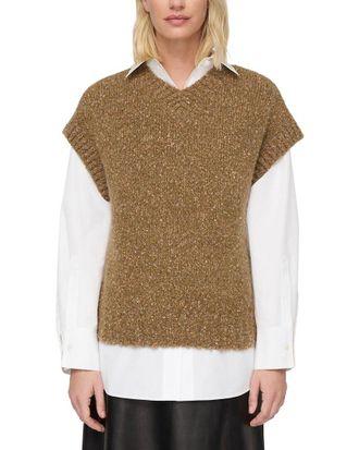 Lafayette 148 New York Alpaca- & Wool-Blend Vest