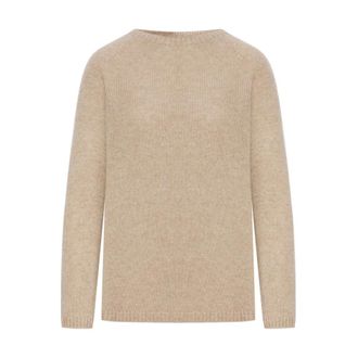 Max Mara Dames, Truien, Beige, Maat: L Wol