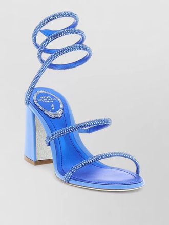 Rene Caovilla silk sandals