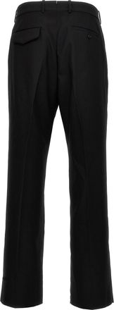 Alexander McQueen Mens Black Wool Dress Pants