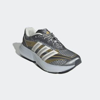 adidas Sneaker ADIDAS SPORTSWEAR LIGHTBLAZE GLOW, Damen, Gr. 38,5, silber (core wei&szlig;, silber metallic, matte gold), Synthetik, Textil, Schuhe Sneaker