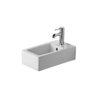 Duravit Duravit - Vero Lavamanos De 25 Cm, Con Rebosadero, Con Banco Para