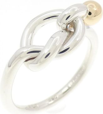 Tiffany & Co. Yellow Gold (18K) Silver 925 Band Ring (Pre-Owned)