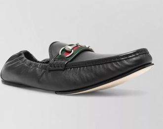 Gucci 1953 horsebit leather loafers rubber sole
