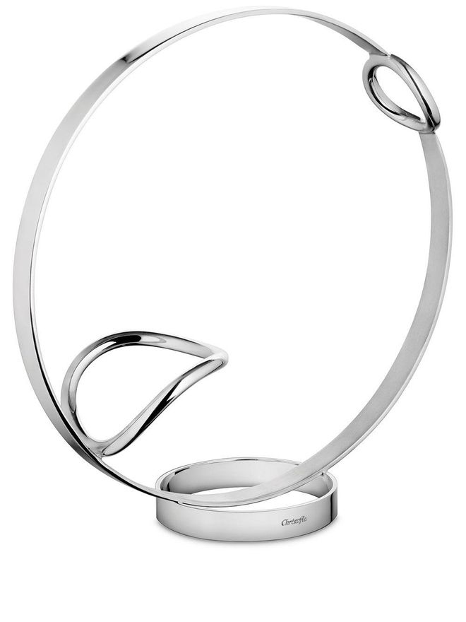Vertigo wine bottle holder - Silver