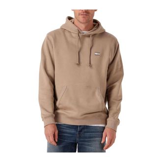 Tommy Jeans Hoodies & sweatvesten, Heren, Beige, 2Xl, Katoen, Beige Hoodie met Badge Hoodie Ext