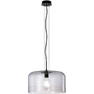 Fan Europe Fan Europe - Sospensione gibus in vetro grigio 35 cm